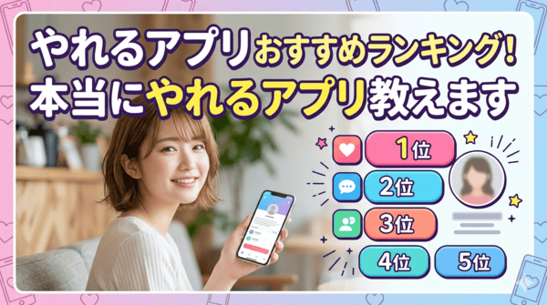 やれるアプリおすすめランキング！本当にやれるアプリ教えます